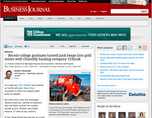 The Washington Business Journal screenshot
